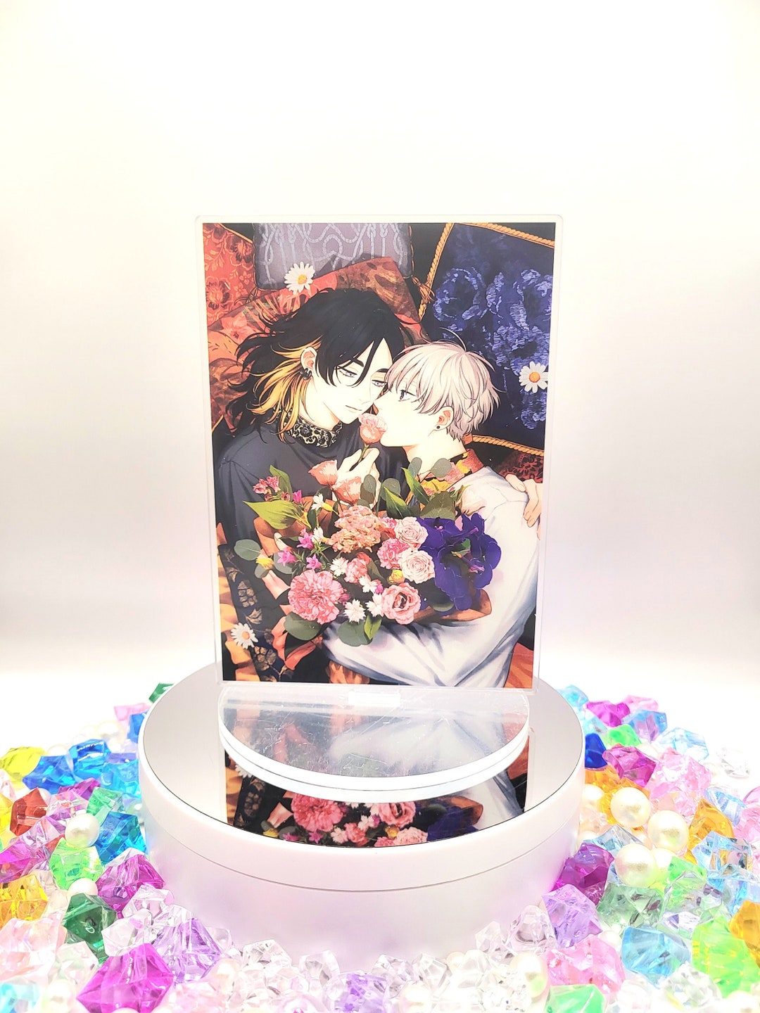 Pink Heart Jam BL Ryou Kanae & Yuki Haiga Acrylic
