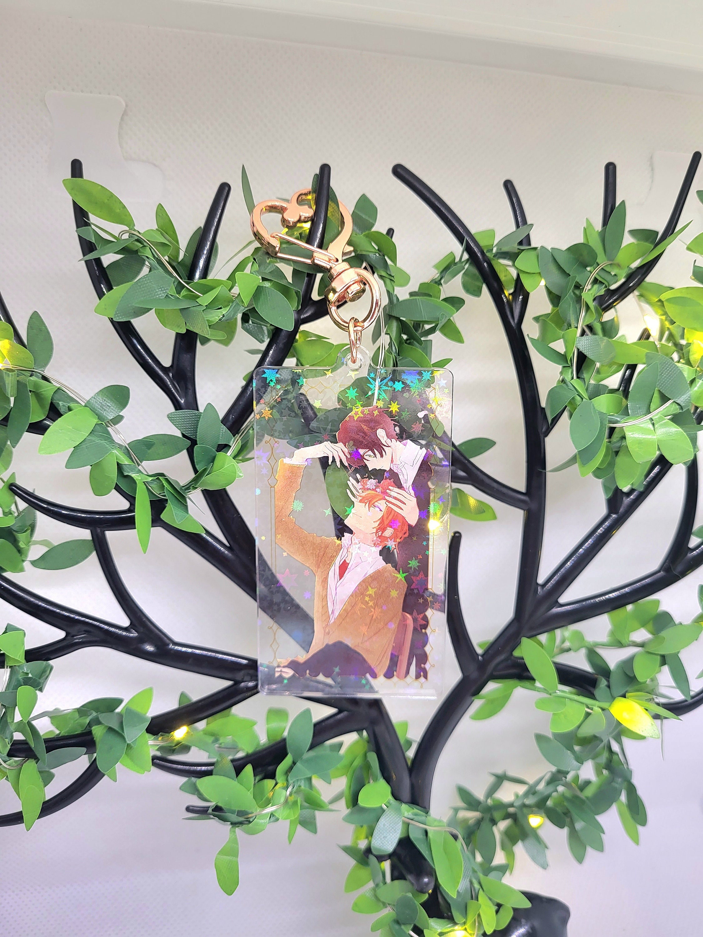 Sasaki and Miyano | Starry Holographic Acrylic Keychain| Double-sided | 3 inch | Anime | Manga | Yaoi | Boys Love | Charm | BL