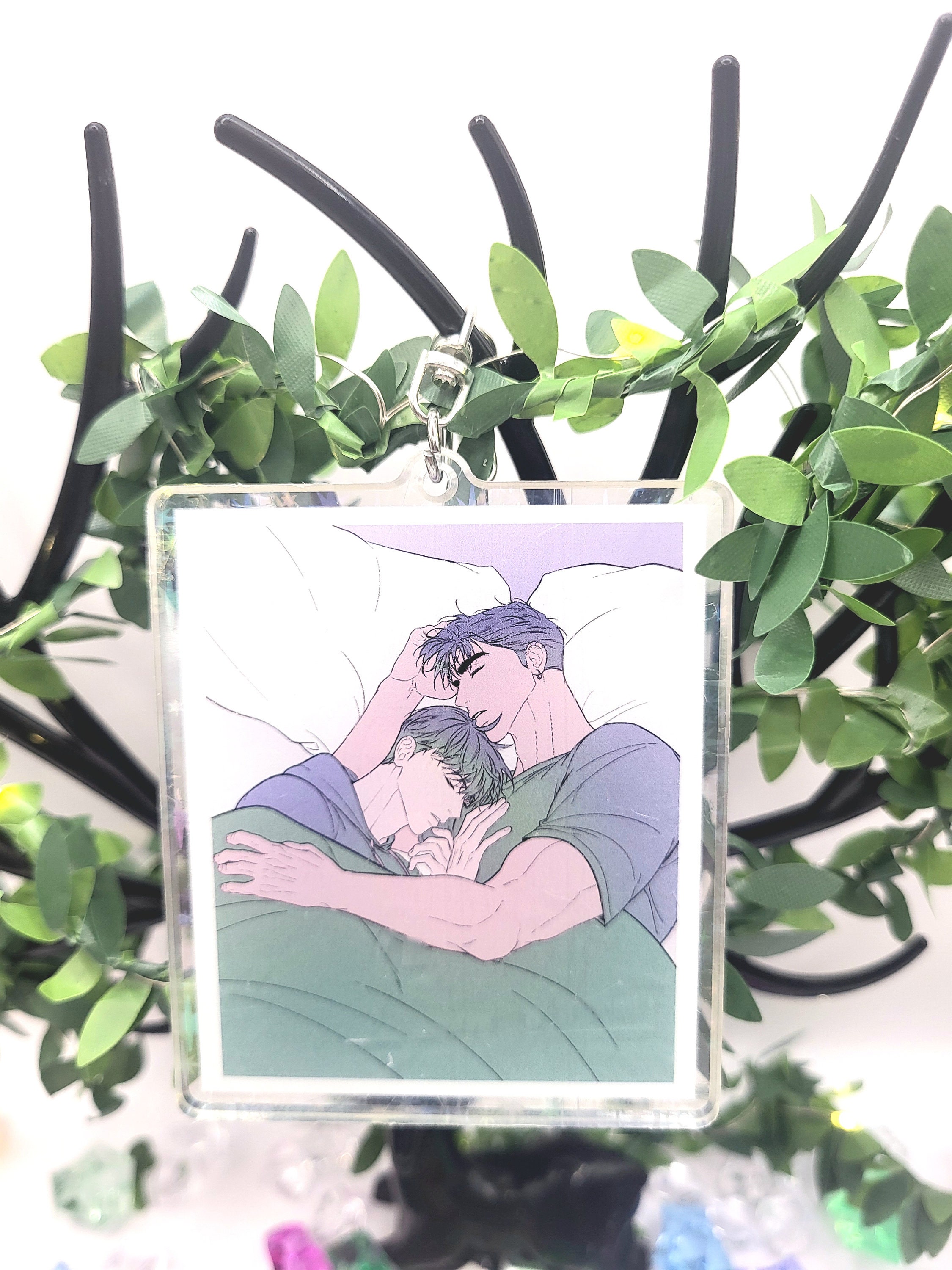 Andrew & Nathan BL | Acrylic Keychain | Rainbow Holographic | Double ...
