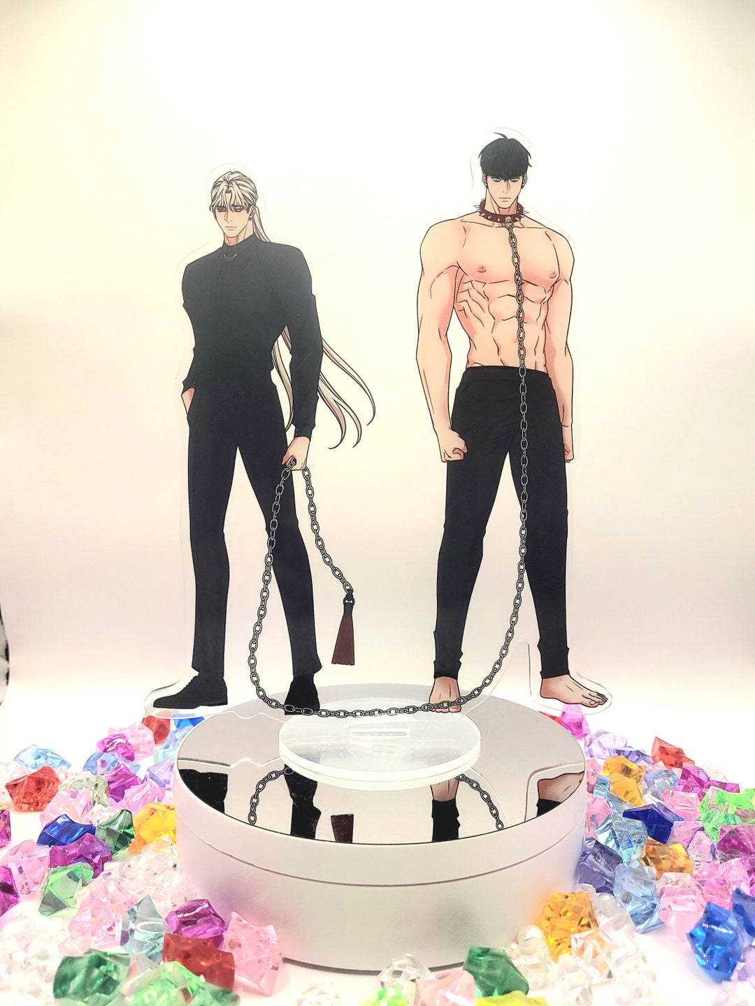 Park Jae-in x Seo Taeyoon BL  Soporte acrílico  Standee  Anime  Manhwa   Yaoi  Boys Love  Doble cara  15-20 CM - Etsy México