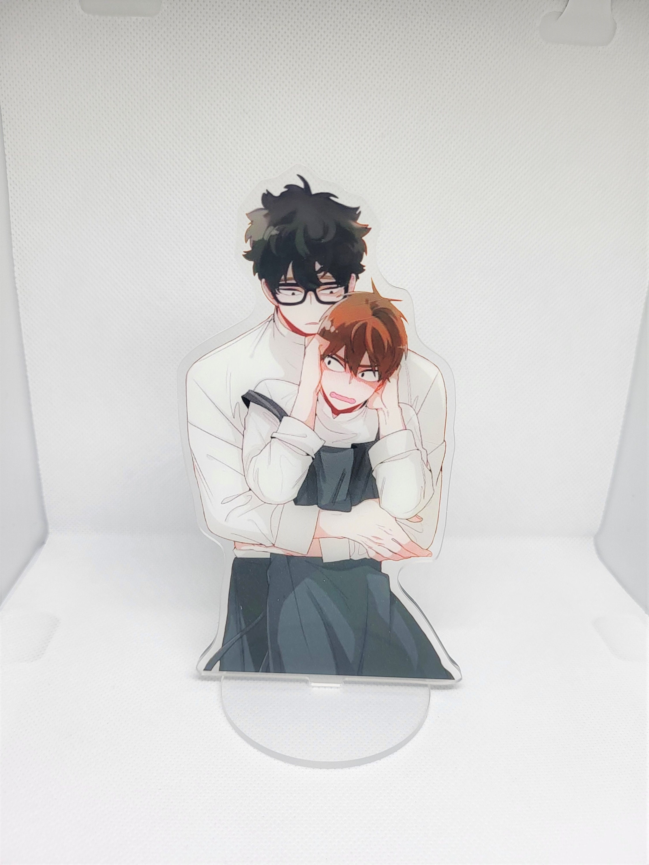 Kiss In Bed anime manga fanart gay yaoi lgbt | Photographic Print