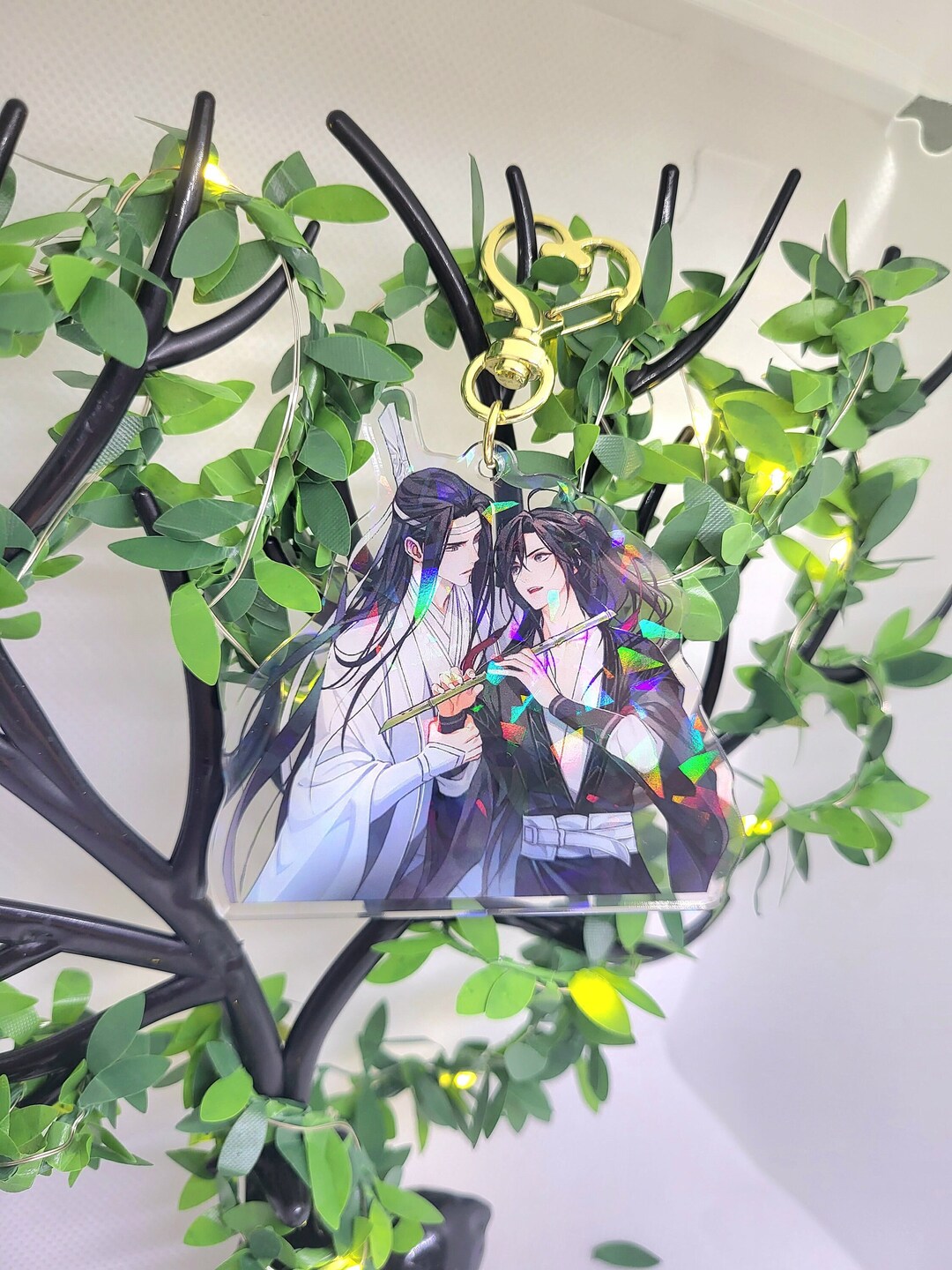 Mo Dao Zu Shi Holographic Acrylic Keychain Wei Wuxian Lan Wangji