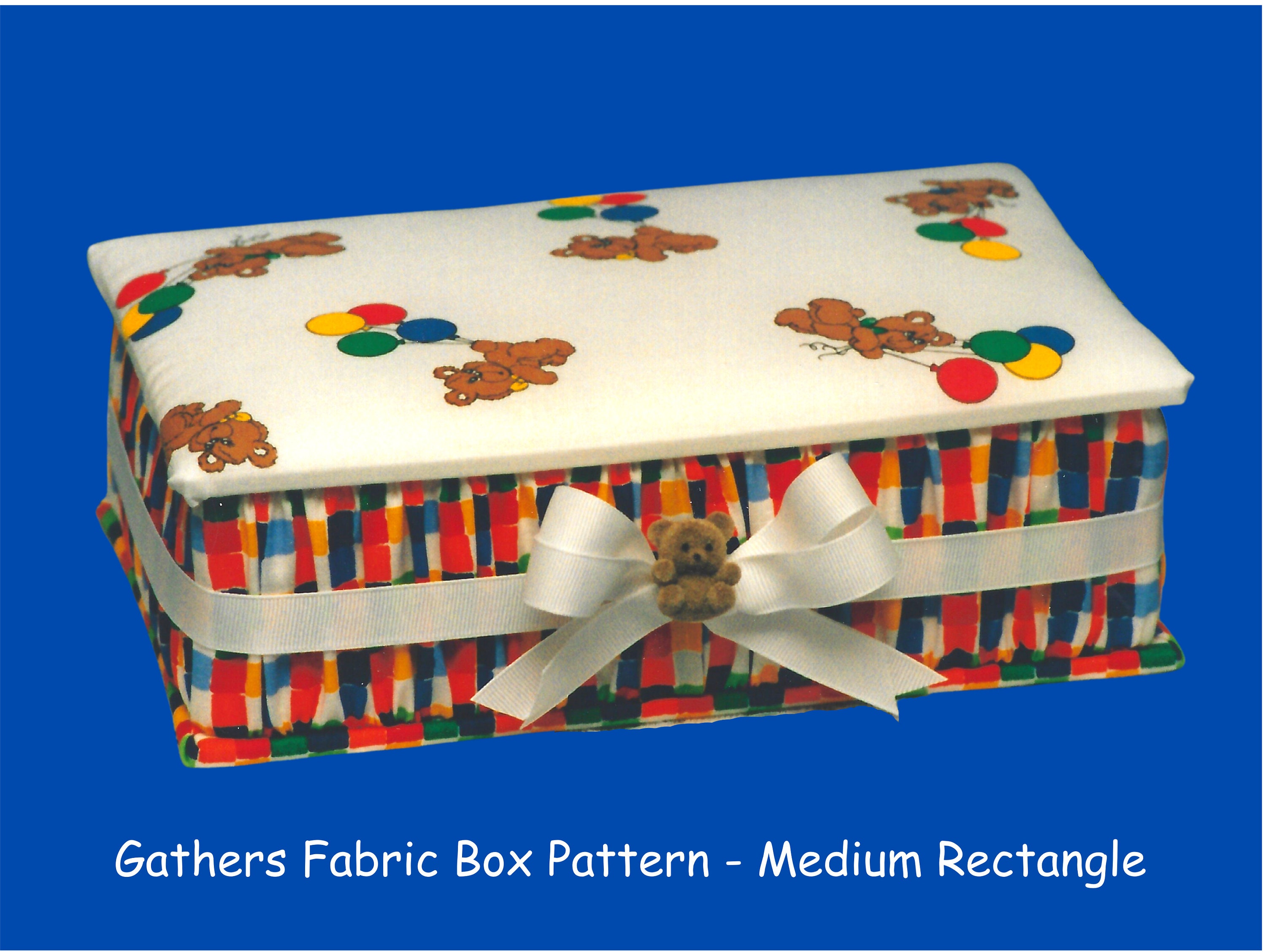 Fabric Box Digital Pattern, Easy DIY Craft (M 10
