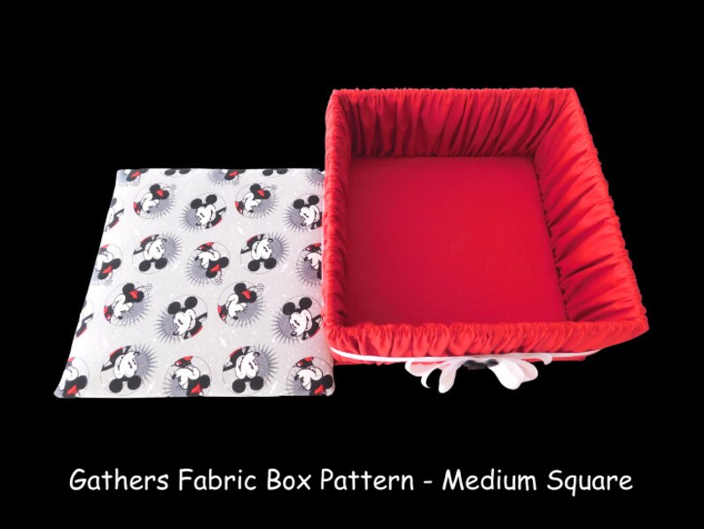 Fabric Box Patterns Fabric Box Pattern, Easy DIY Craft, Customize Matching Home Décor ...