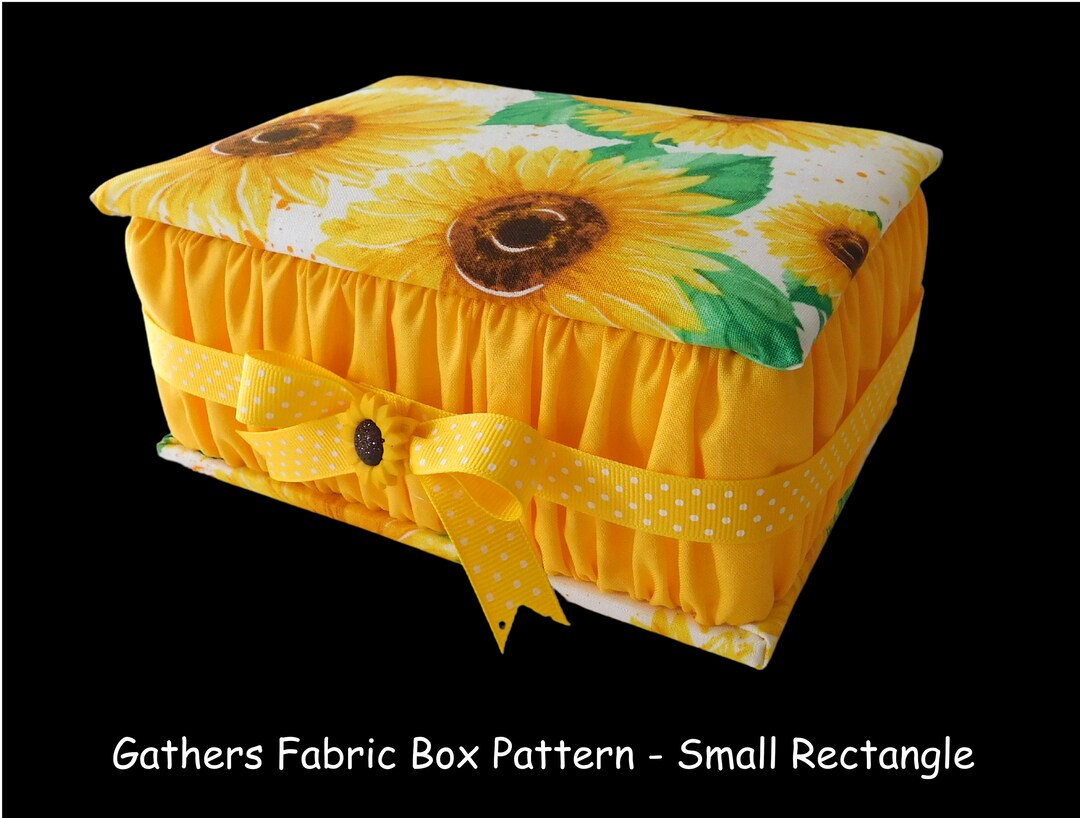 Fabric Box Pattern, Easy DIY, Digital Craft, Personalize Home Décor