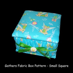 Fabric Box Digital Pattern, Easy DIY Craft (S 5"x 5" Rectangle) PDF - Etsy