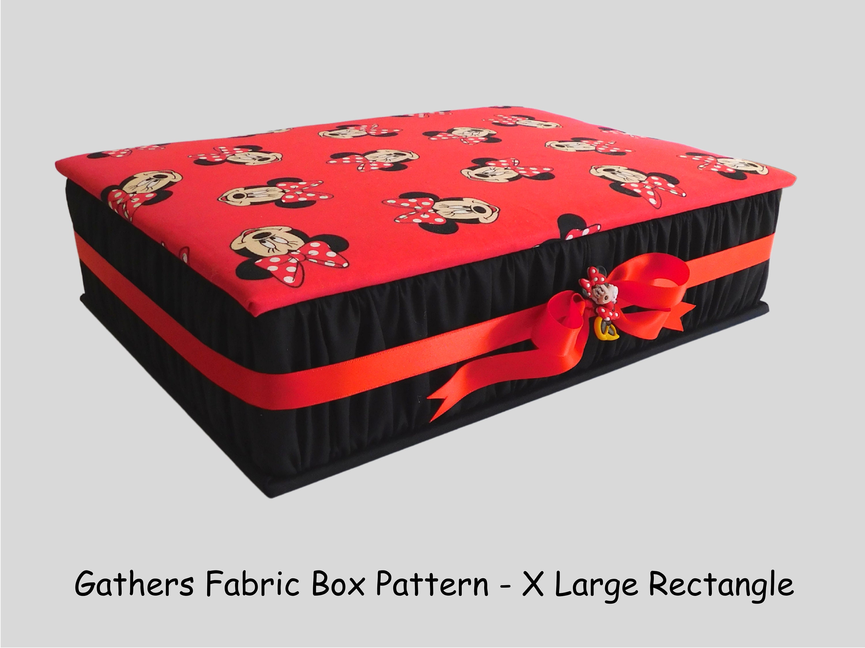 Fabric Box Digital Pattern, Easy DIY Craft (XL 14"x 10" Rectangle) PDF ...
