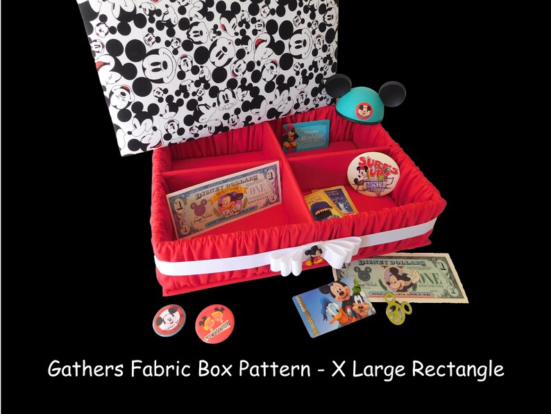 Fabric Box Digital Pattern, Easy DIY Craft (XL 14"x 10" Rectangle) PDF ...