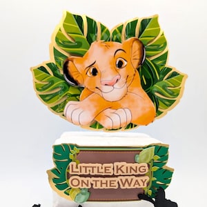 The Lion King Cake Topper The Lion King Birthday Party Decorations Personalized Simba Cake Topper Timon and Pumba Kids Theme Party Simba
