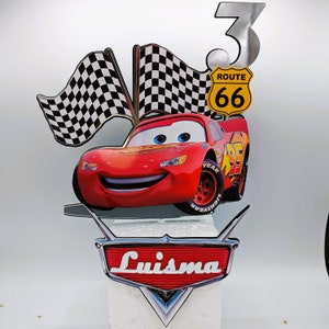 Cars Cake Topper/Cars Party Decorations/Cars Disney/Cars custom cake topper/Cars Birthday Party Decorations/Lightning McQueen/Cars gift kids