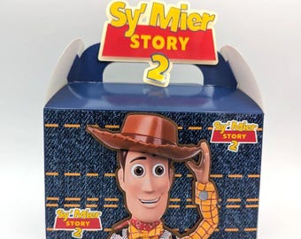 Toy Story-doos Gepersonaliseerde Toy Story Gable-bedankdoos Toy Story-feestdecoraties Toy Story-zakjes snoep of traktatie Woody Buzz Lightyear Jessie