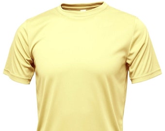 100% Polyester Performance T-Shirt • Moisture-Wicking Athletic Tee for Printing