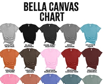 Bella Canvas 3001 Heather Unisex T-Shirt