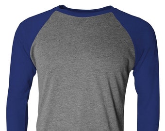 Unisex Triblend 3/4 Sleeve Raglan Baseball T-Shirt