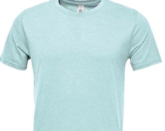 Unisex Poly Cotton Blend Sublimation Shirt, Short Sleeve 70/30