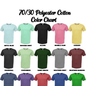 Unisex Adult T-Shirt: 70/30 Poly-Cotton Blend for Sublimation