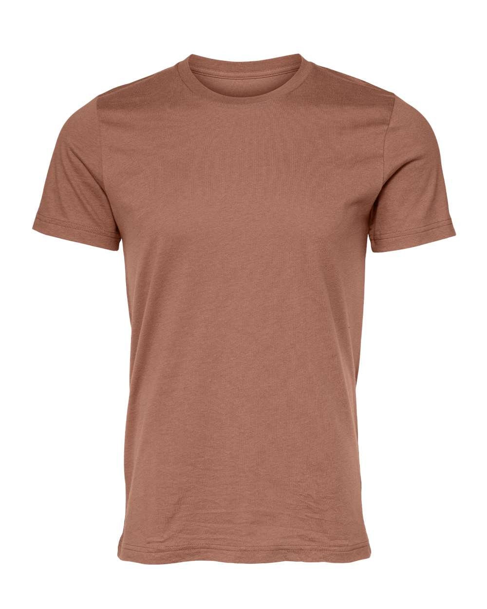 ★HILLDA★ Rust Slim T shirt 2color Bella Canvas Blank T-shirts -3001, 100% Cotton Unisex Blank