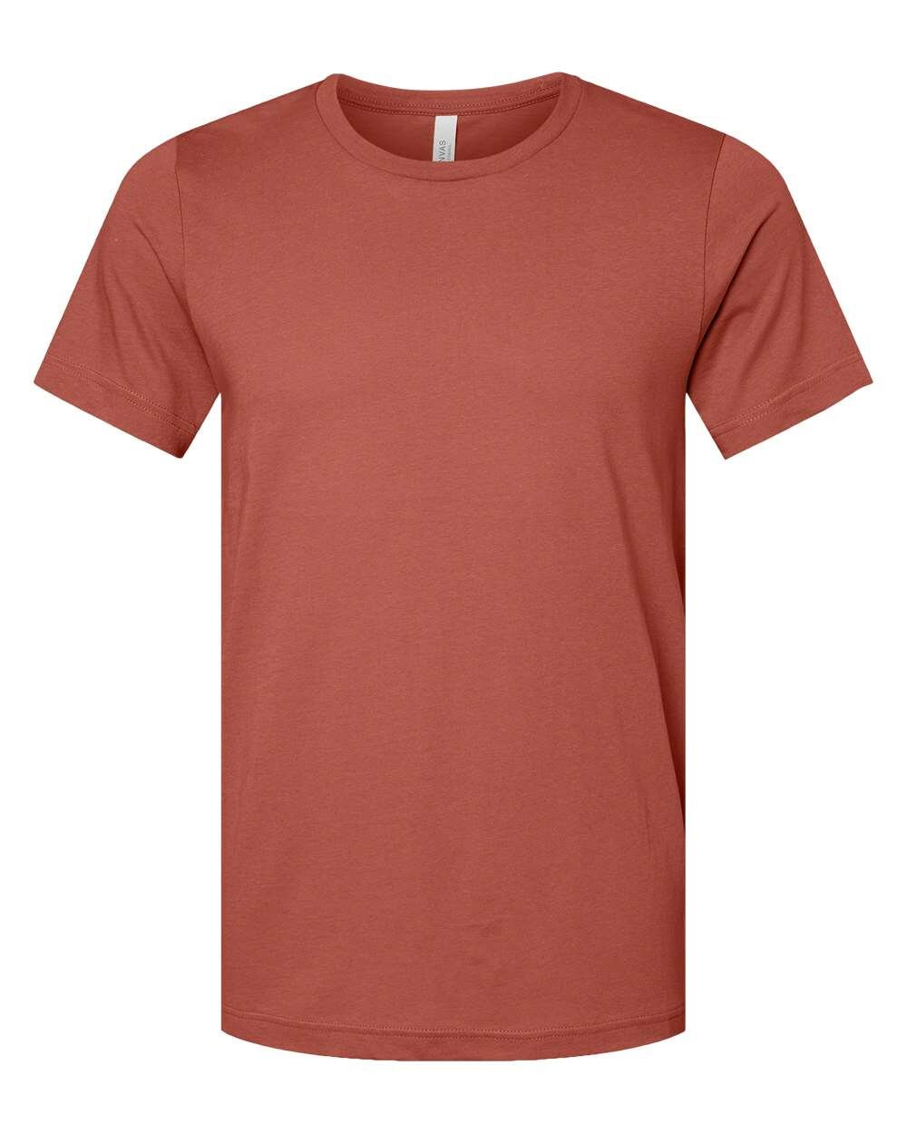 ★HILLDA★ Rust Slim T shirt 2color Case® | Heather Brown T-Shirt – caseknives.com