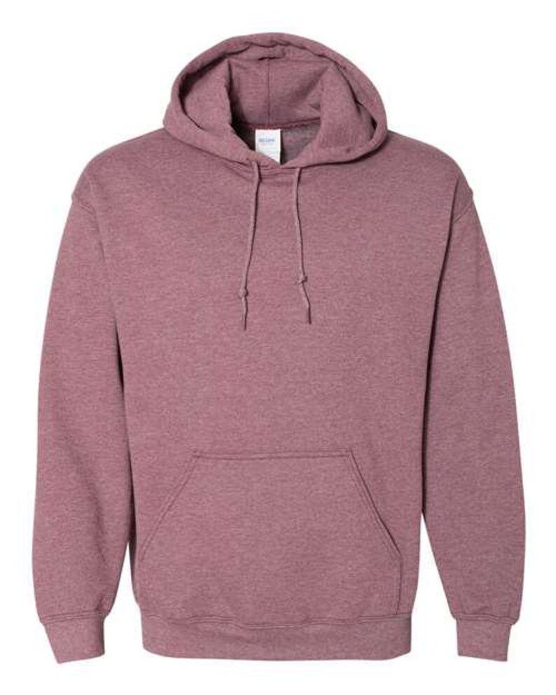 Puede incluir: Una sudadera con capucha de color granate con un bolsillo de canguro. El jersey de manga larga tiene un cord&oacute;n en el cuello y una capucha. La tela parece ser un material suave y c&oacute;modo. La sudadera es de color liso.