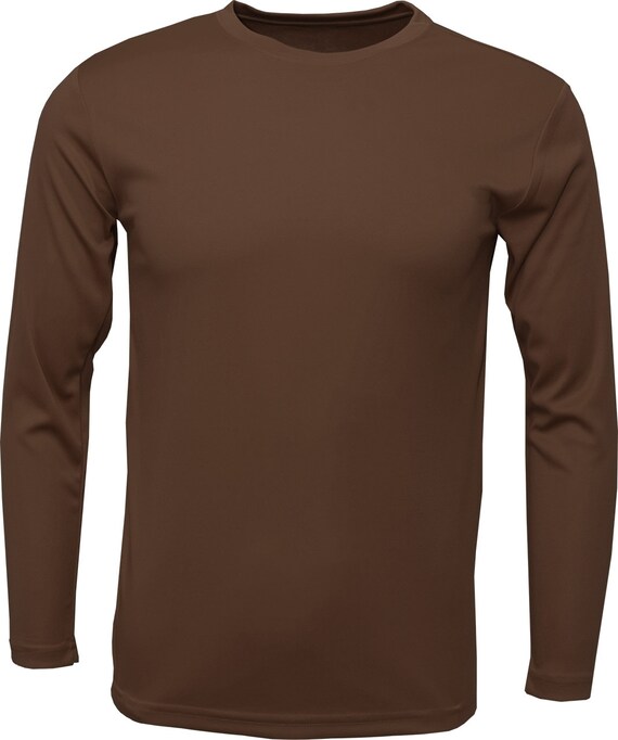 【激安大特価!】 100% Polyester Long Sleeve Shirt, Blank T Shirt, Adult Shirt Clothing