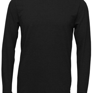 Peut inclure: Un t-shirt noir &agrave; manches longues avec un col rond.