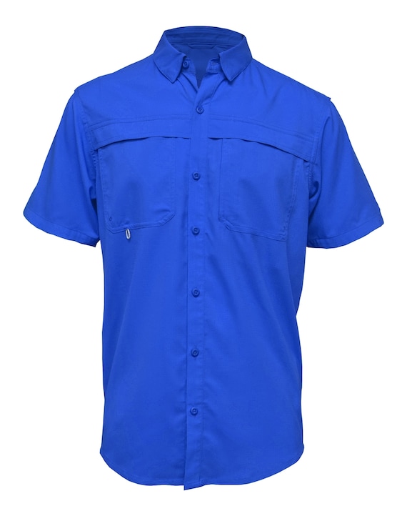 Fishing Shirt, Embroidery, Blank Shirt, Short Sleeve Fishing Shirt