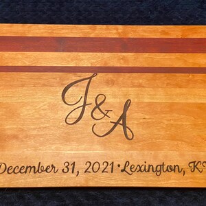 Personalized Cutting Board - Engraved Cutting Board, Custom Cutting Board, Wedding Gift, Housewarming Gift, Anniversary Gift, Engagement