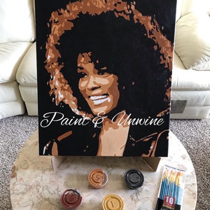 Whitney Houston Paint by numbers