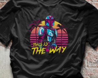 The Mandalorian Shirt, Star Wars Vintage Tshirt, Star Wars Shirt, This is The Way Shirt, Mando Shirt, Unisex Shirt, Disney Shirt