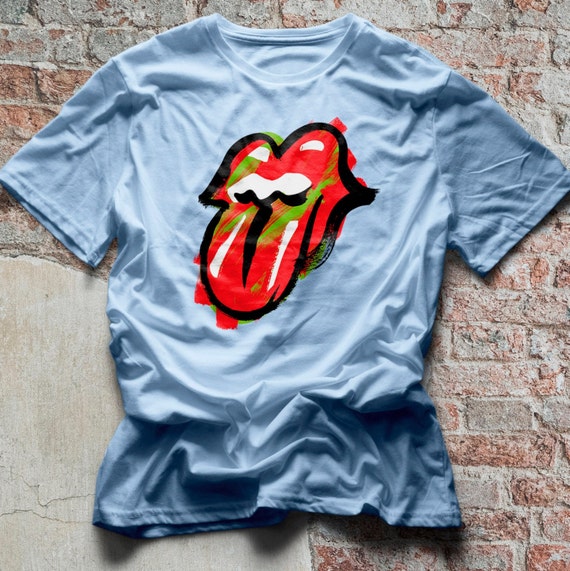 Rolling Stones Tongue T-shirt: Retro Vintage Band Tee - Etsy
