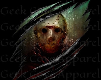 Jason Voorhees Halloween SVG PNG Clipart (Digital Download)