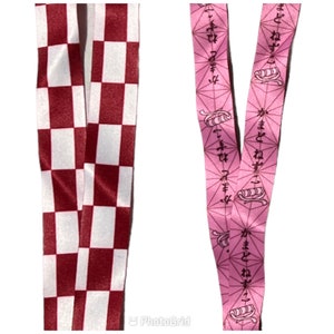 Reversible Anime lanyard | id holder | badge holder