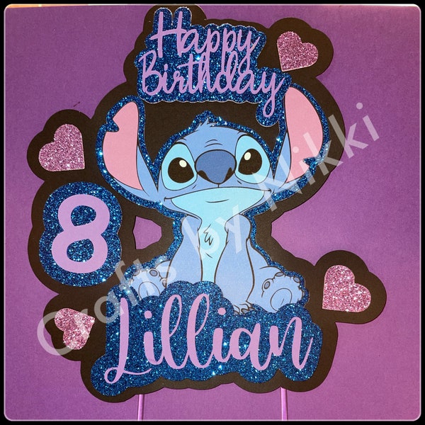 Lilo and Stitch Cake Topper Printable - Etsy