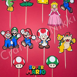 Super Mario Cupcake Toppers