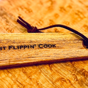 Cast Iron Scraper Hardwood Mesquite Wood Unique Gift Gift for Husband Gift for Wife Gift for Couple Handmade Gift Anniversary Gift Outdoor Chef Gift Outdoor Kitchen Gift Cast Iron Spatula Non-Stick Spatula Nonstick, Country Kitchen Gift Couples Gift
