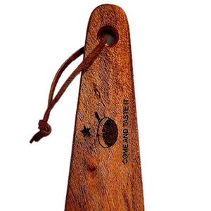 COWBOY SPATULA ® - Mesquite Wood. “Come and Take It". Handmade in Texas. Made in USA. Safe for nonstick, and cast iron cookware. TASTE It - Skillet
