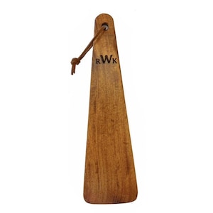 COWBOY SPATULA ® - Original, Mesquite Wood, Handmade in Texas, Made in USA, For Cast Iron, Steel, and Nonstick Cookware. Personalize it!