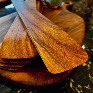 SPATOLA DA COWBOY - Legno di mesquite - Texas Slim, perfetta per ghisa e acciaio, realizzata a mano in Texas, prodotta negli USA, incidila e personalizzala!