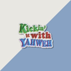 Yahweh Patch | Punk Patch | Christian Patch | Sew on | Embroidery | Patches for Jackets | Tumblr Patch | Cute Patch | Religious Patch