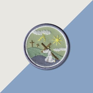 Calvary Patch | Punk Patch | Christian Patch | Sew on | Embroidery | Patches for Jackets | Tumblr Patch | Cute Patch | Religious Patch