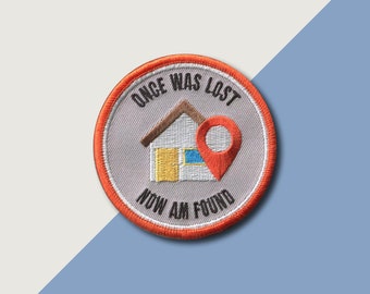 Once was Lost Patch | Punk Patch | Christian Patch | Sew on | Embroidery | Patch for Jackets | Tumblr Patch | Cute Patch | Religious Patch