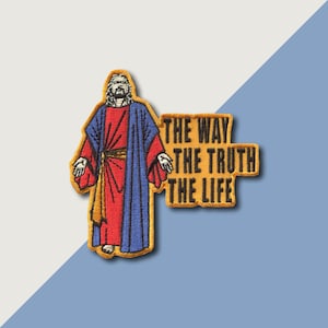 Der Weg Aufnäher | Punk Aufnäher | Christian Aufnäher | Aufnähen | Stickerei | Aufnäher für Jacken | Tumblr Patch | Süßer Aufnäher | Religiöser Aufnäher