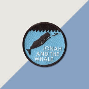 Jonah and the Whale Patch | Punk Patch | Christian Patch | Sew on | Embroidery | Patches for Jackets | Tumblr Patch | Religious Patch