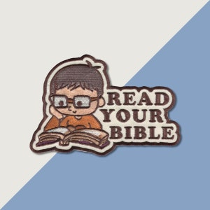 Parche de lectura / Parche Punk / Parche cristiano / Coser / Bordado / Parches para chaquetas / Parche Tumblr / Parche lindo / Parche religioso