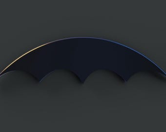 Animated Series Style Batarang [Version 2] 3D Model (STL)