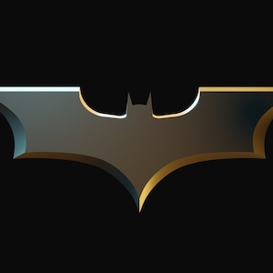 Dark Knight Trilogy Style Batarang 3D Model (STL)