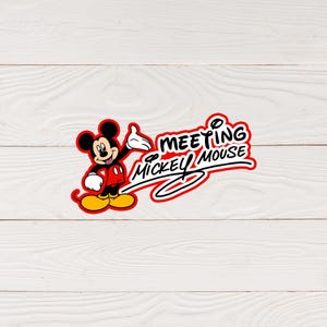 SVG File | Meet Mickey svg | Scrapbook Title svg | Cut File | Die Cut | Digital Cutting File for Scrapbook Page png | DIGITAL DOWNLOAD