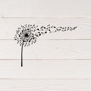 Diente de león svg / Clipart de diente de león / Logotipo de diente de león / Just Breathe svg / Diente de león png / Flor svg / Archivo de corte de diente de león / Svg inspirador