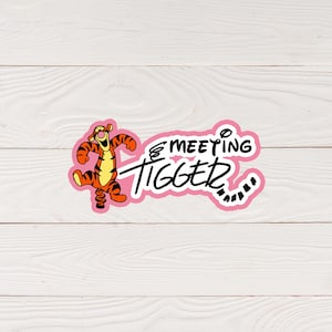 SVG File | Meet Tigger svg | Scrapbook Title svg | Cut File | Die Cut | Digital Cutting File for Scrapbook Page png | DIGITAL DOWNLOAD