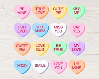 Valentine's Day Editable Conversation Heart Flashcards *Freebie* – some  divine intervention